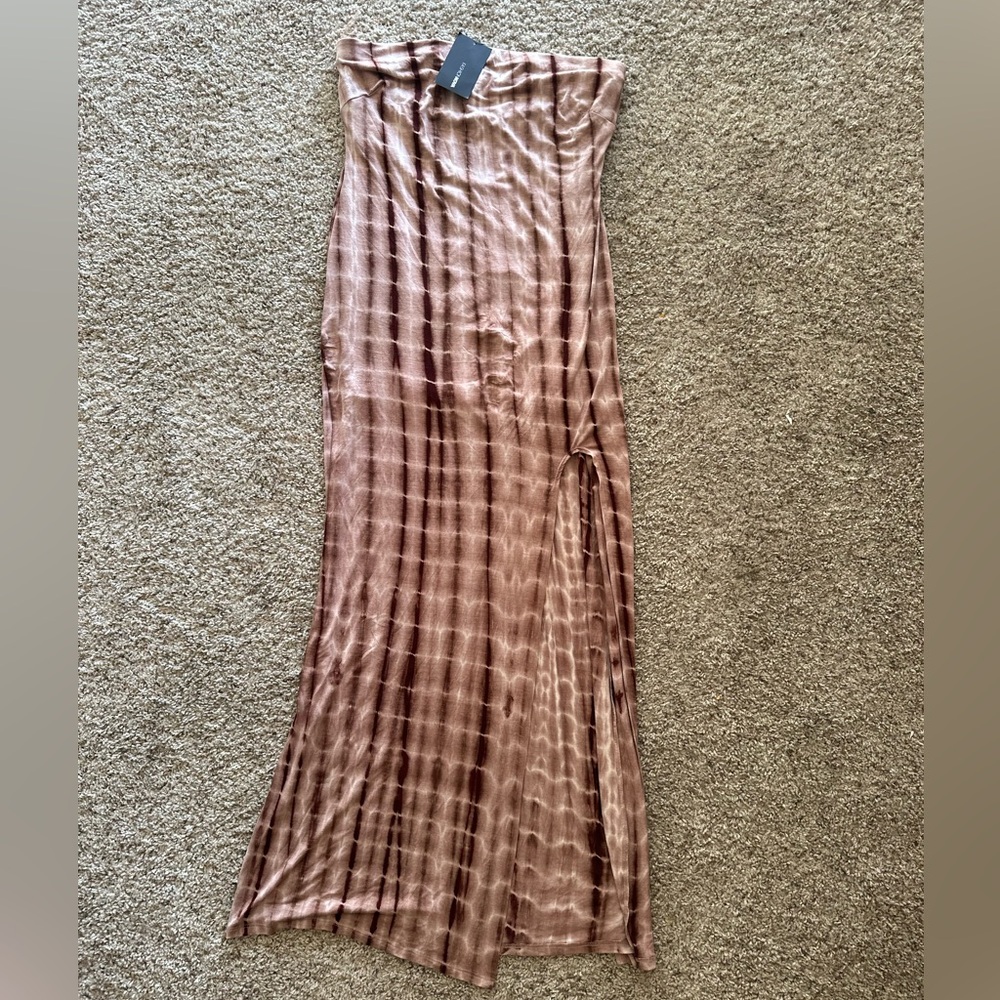 Fashion Nova Size 1x Brand New Tie Dye Maxi Dress